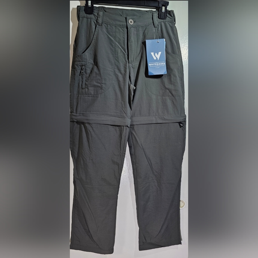 White Sierra Zip Off Convertible Outdoor Pants Women's size XS Hiking Climbing